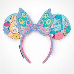 Alice in Wonderland Butterfly Ear Headband - epcot garden festival nwt